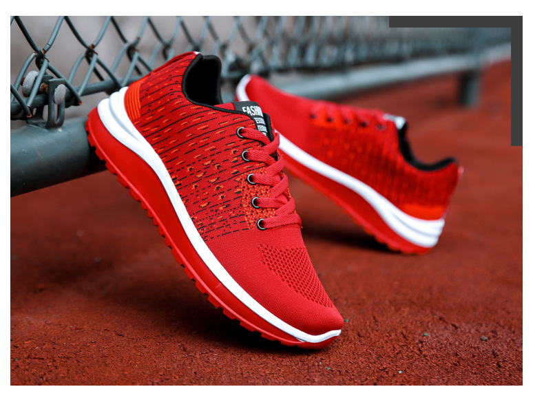 Men's shoes autumn winter fly knit new sports shoes black versatile men's shoes men's fashion casual shoes breathable Men's shoes autumn winter fly knit new sports shoes black versatile men's shoes men's fashion casual shoes breathable