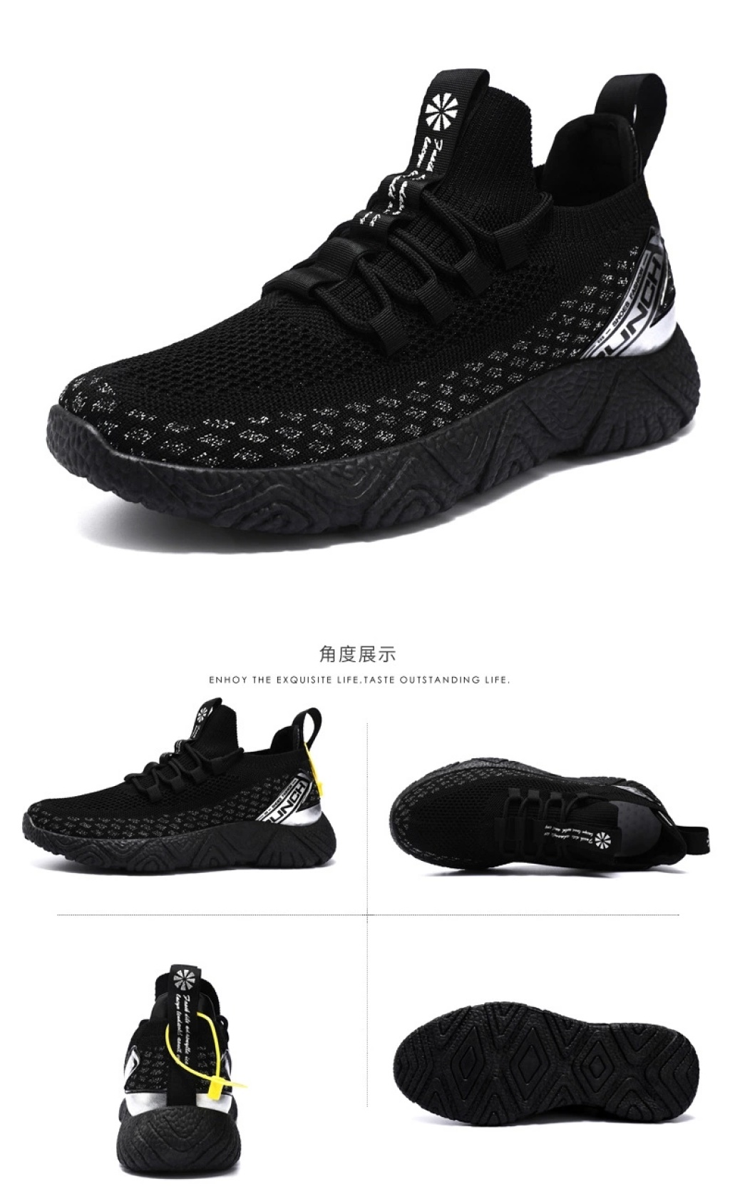 2021 Spring New Men's Shoes Korean Fashion Shoes Sports Shoes Men's Shoes Casual Fashion Shoes Lace Loop One Piece Dropshipping