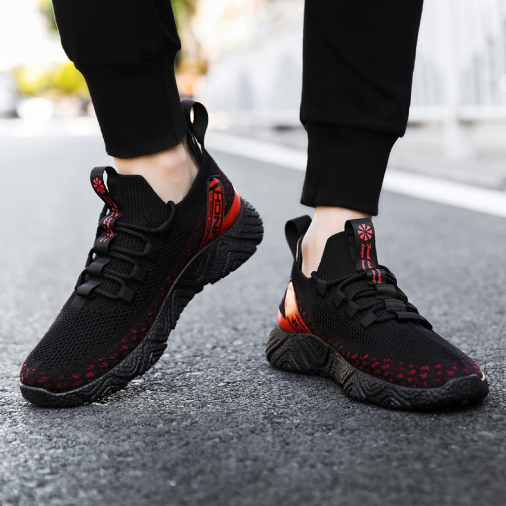 2021 Spring New Men's Shoes Korean Fashion Shoes Sports Shoes Men's Shoes Casual Fashion Shoes Lace Loop One Piece Dropshipping