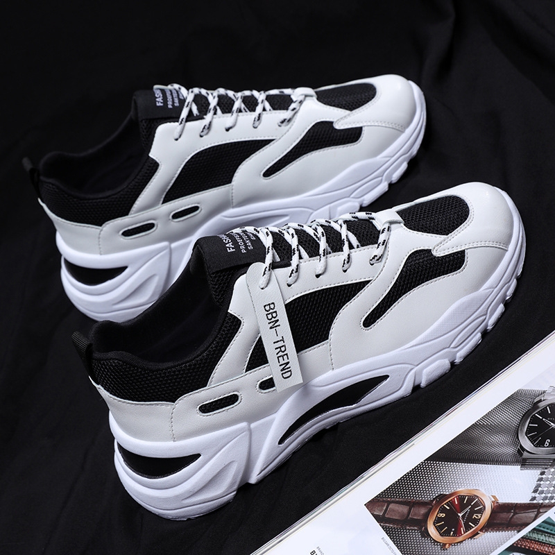 2021 Spring New Men&#039;s Shoes Korean Style Fashionable Student Versatile Shoes Men&#039;s Casual Fashionable Sports Shoes Men&#039;s Dad Shoes