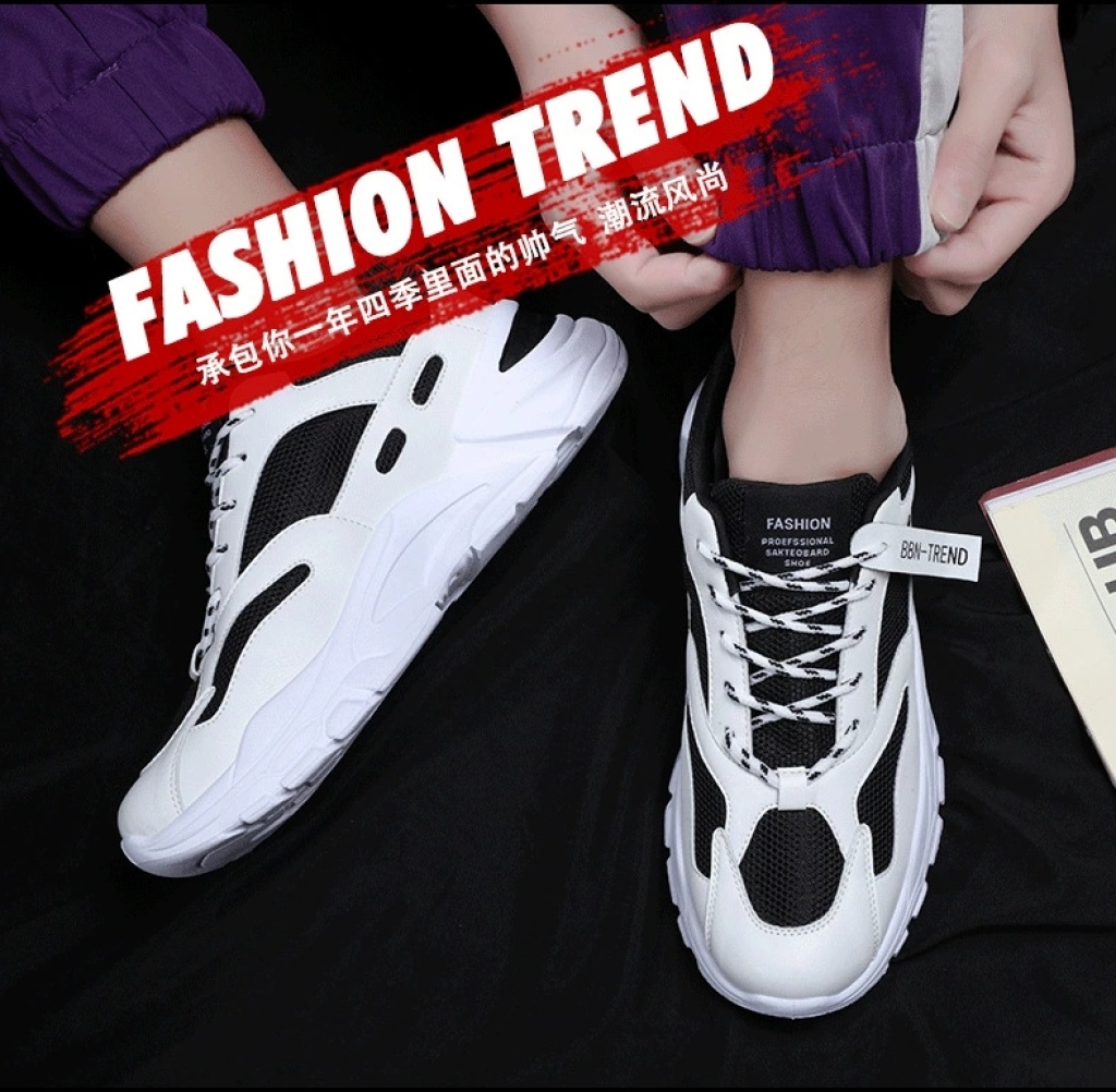 2021 Spring New Men's Shoes Korean Style Fashionable Student Versatile Shoes Men's Casual Fashionable Sports Shoes Men's Dad Shoes 2021 Spring New Men's Shoes Korean Style Fashionable Student Versatile Shoes Men's Casual Fashionable Sports Shoes Men's Dad Shoes