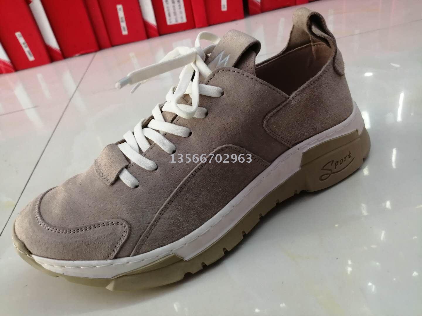 In stock, leather men&#039;s shoes fall lacing leather trendy men&#039;s sports shoes leisure Korean men&#039;s shoes