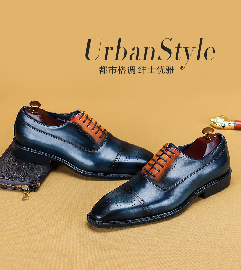 Entity-Ordered Genuine Leather Handmade Leather Shoes Original Leather Polished Oxford Shoes Business Work Shoes Brogue Suit Shoes Entity-Ordered Genuine Leather Handmade Leather Shoes Original Leather Polished Oxford Shoes Business Work Shoes Brogue Suit Shoes