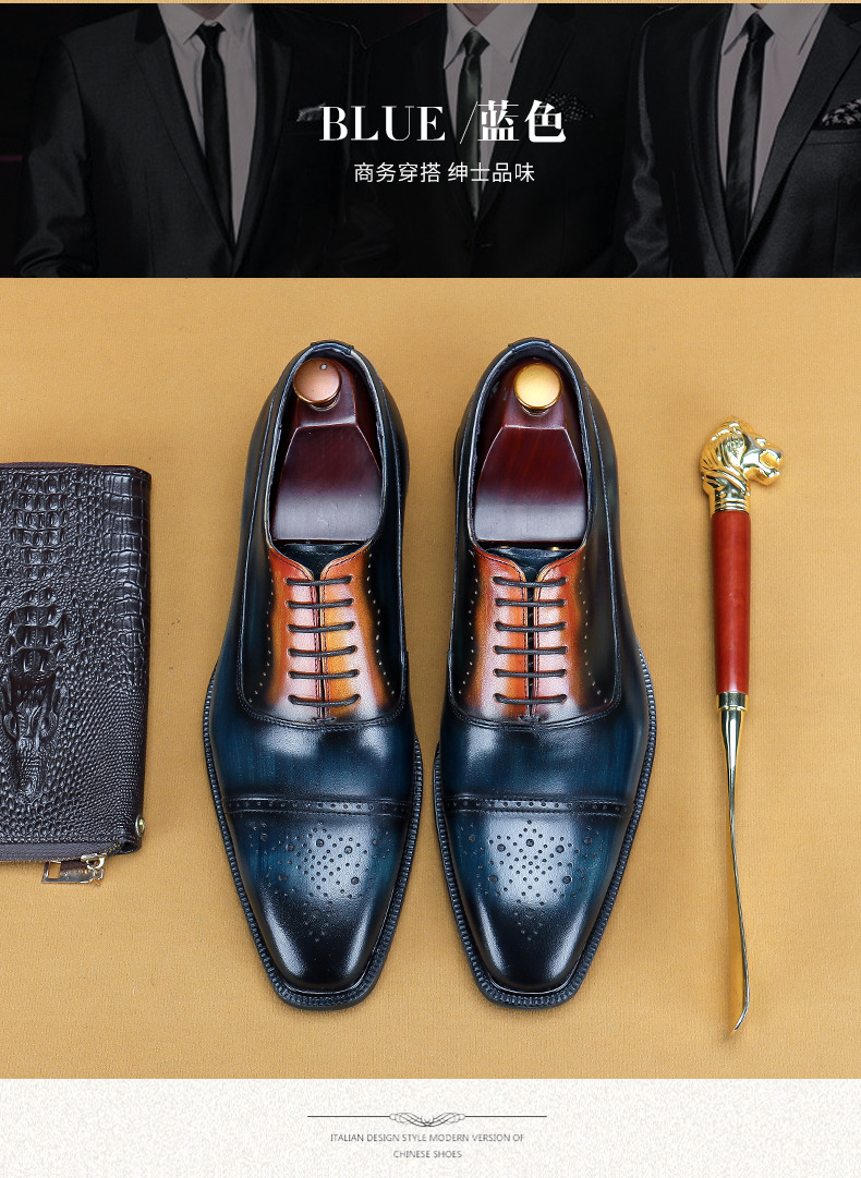 Entity-Ordered Genuine Leather Handmade Leather Shoes Original Leather Polished Oxford Shoes Business Work Shoes Brogue Suit Shoes Entity-Ordered Genuine Leather Handmade Leather Shoes Original Leather Polished Oxford Shoes Business Work Shoes Brogue Suit Shoes