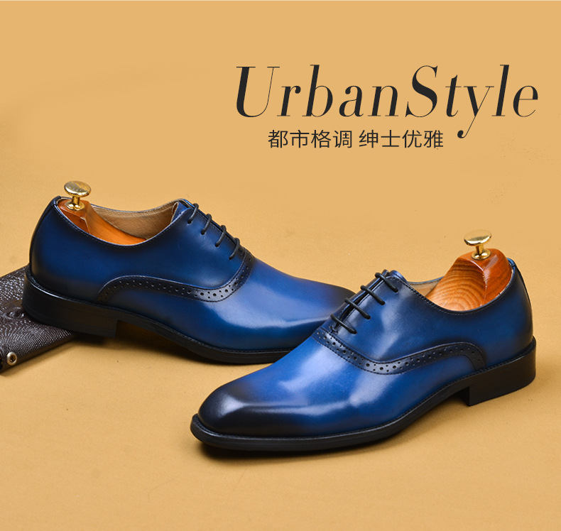 Men's Formal Wear Business Casual Leather Shoes Men's Genuine Leather England Style First Layer Cowhide Shoes Factory Resume Work Customization Men's Formal Wear Business Casual Leather Shoes Men's Genuine Leather England Style First Layer Cowhide Shoes Factory Resume Work Customization