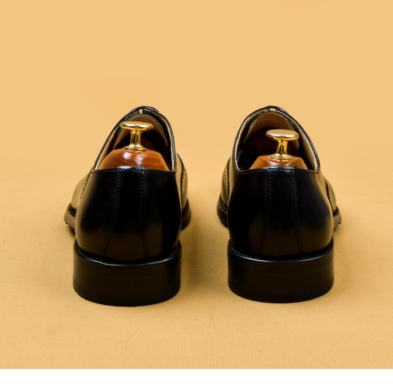 Men's Formal Wear Business Casual Leather Shoes Men's Genuine Leather England Style First Layer Cowhide Shoes Factory Resume Work Customization Men's Formal Wear Business Casual Leather Shoes Men's Genuine Leather England Style First Layer Cowhide Shoes Factory Resume Work Customization