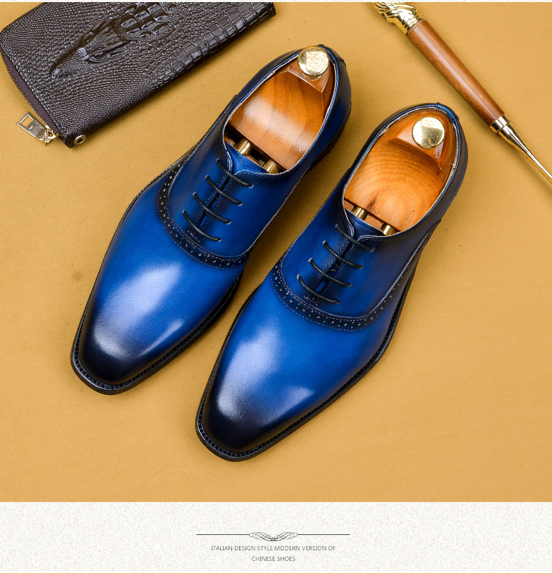 Men's Formal Wear Business Casual Leather Shoes Men's Genuine Leather England Style First Layer Cowhide Shoes Factory Resume Work Customization Men's Formal Wear Business Casual Leather Shoes Men's Genuine Leather England Style First Layer Cowhide Shoes Factory Resume Work Customization