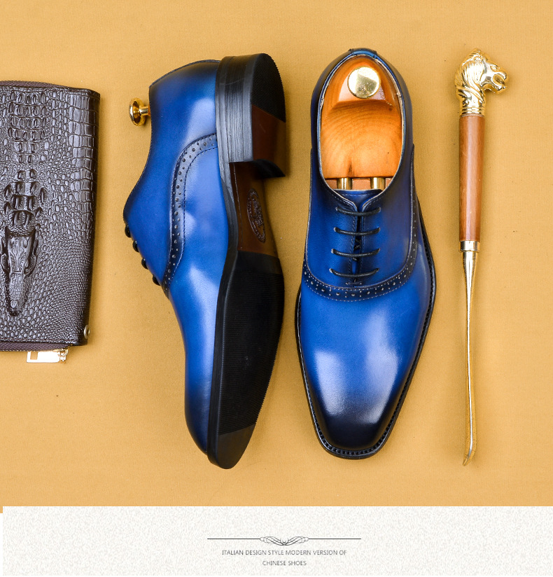 Men's Formal Wear Business Casual Leather Shoes Men's Genuine Leather England Style First Layer Cowhide Shoes Factory Resume Work Customization Men's Formal Wear Business Casual Leather Shoes Men's Genuine Leather England Style First Layer Cowhide Shoes Factory Resume Work Customization