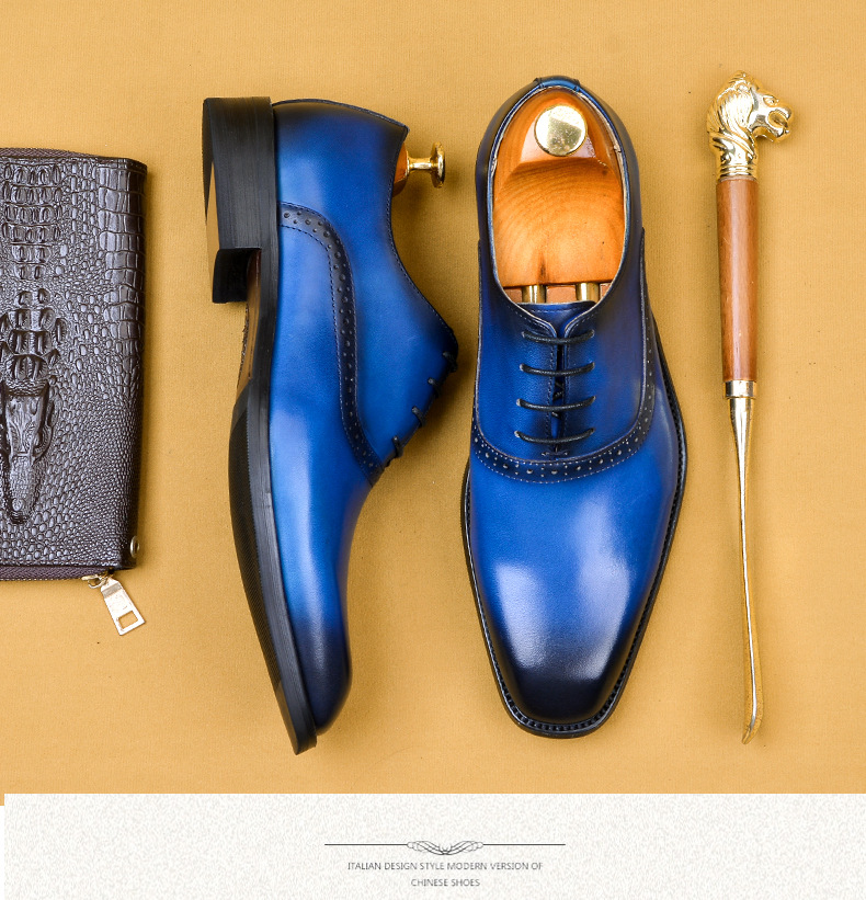 Men's Formal Wear Business Casual Leather Shoes Men's Genuine Leather England Style First Layer Cowhide Shoes Factory Resume Work Customization Men's Formal Wear Business Casual Leather Shoes Men's Genuine Leather England Style First Layer Cowhide Shoes Factory Resume Work Customization