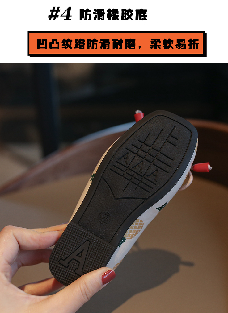 Girl's sole shoe 2020 spring and autumn new children's leather shoes sweet big children soft bottom beans shoes western style little princess shoes Girl's sole shoe 2020 spring and autumn new children's leather shoes sweet big children soft bottom beans shoes western style little princess shoes