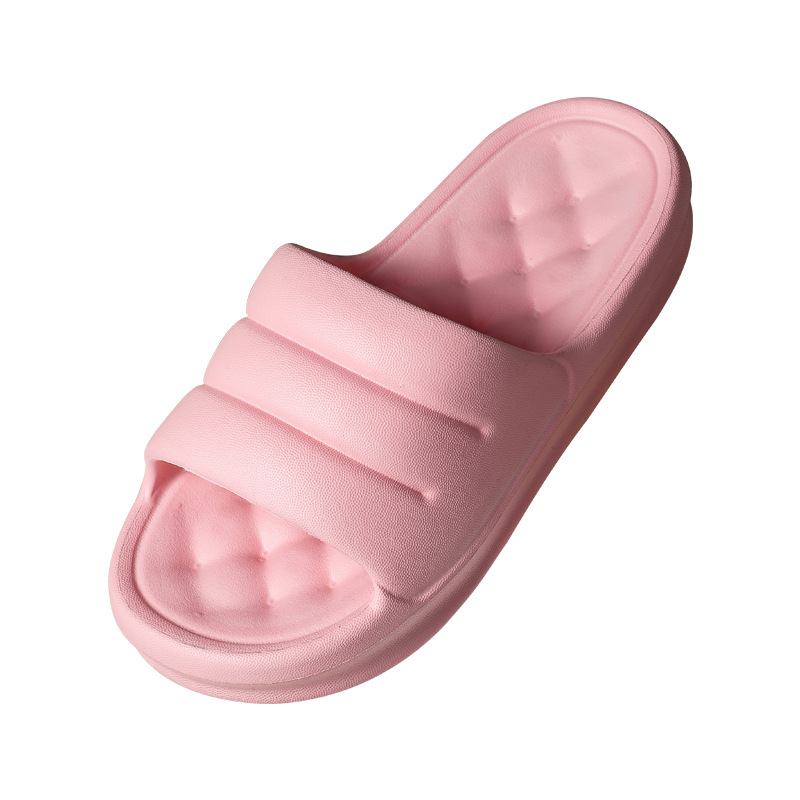 Eva Platform Non-Slip Home Sandals Comfortable Soft Massage Sole Bread Slippers for Women Summer Slippers Men