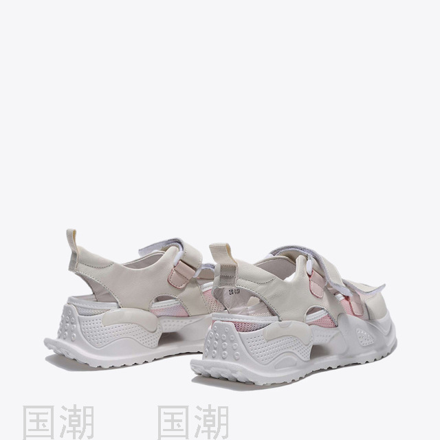 Fashion Lace-up Velcro Hollow-out Dad Shoes Women's Breathable Color-Blocking Summer Sports Running Shoes Sandals Live