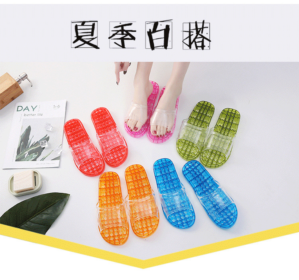 Multi-Color Optional Sandals Foot Massage Slippers Women's Summer Indoor Home Bathroom Foot Acupuncture Point Home Foot Massage Shoes Multi-Color Optional Sandals Foot Massage Slippers Women's Summer Indoor Home Bathroom Foot Acupuncture Point Home Foot Massage Shoes