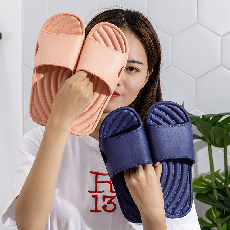 Slippers for Women Summer Home Indoor Bathroom Non-Slip Bath Soft Bottom Home Outdoor Wear Cute Male Home Sandals Couple