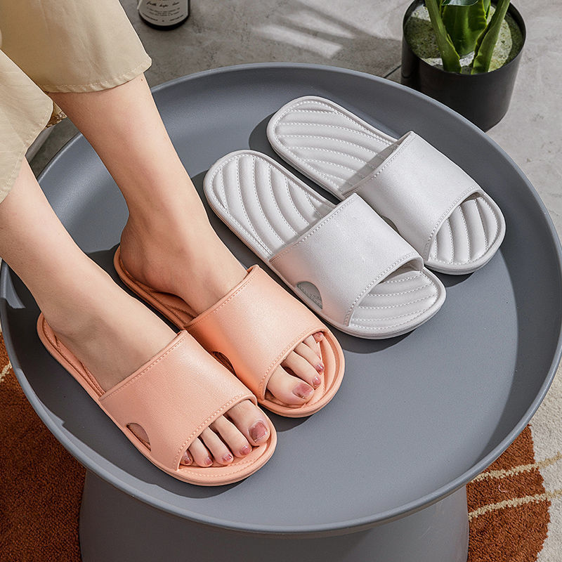 Slippers for Women Summer Home Indoor Bathroom Non-Slip Bath Soft Bottom Home Outdoor Wear Cute Male Home Sandals Couple