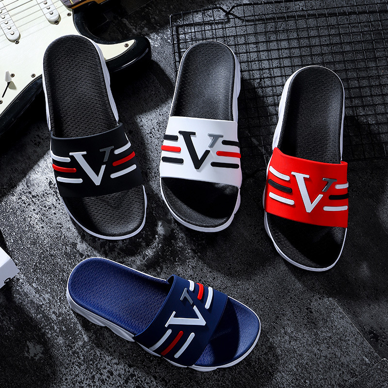 New Men&#039;s Slippers Men&#039;s Korean Fashion Personality Beach Shoes Men&#039;s Casual Non-Slip Sandals