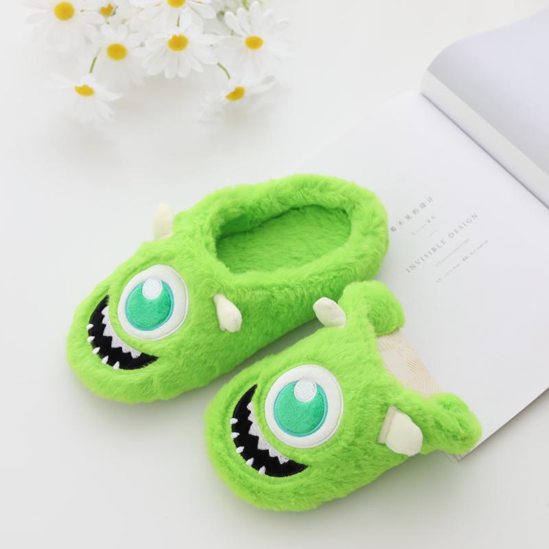 Soft Half Enclosing Slipper Girl's Heart Autumn and Winter Warm and Cute Japanese Ins Indoor Home Woolen Slipper Girl