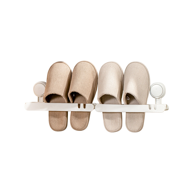 Bathroom Slipper Rack Wall-Mounted Punch-Free Toilet Wall Toilet Shoes Draining Rack Storage Fantastic Storage Rack