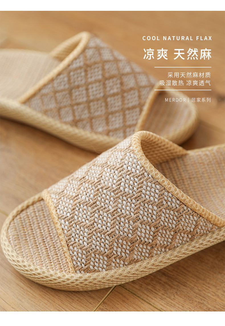 Japanese Style Eva Non-Slip Slipper Indoor Home Linen Slippers Four Seasons Home Cotton Linen Couple Slippers Non-Stinky Feet Japanese Style Eva Non-Slip Slipper Indoor Home Linen Slippers Four Seasons Home Cotton Linen Couple Slippers Non-Stinky Feet