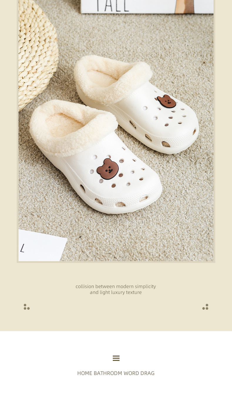 2021 New Style Drooping Home Slippers Women's Outdoor Indoor Bathroom Non-Slip Soft Soled Cotton Slipper Winter Home Men 2021 New Style Drooping Home Slippers Women's Outdoor Indoor Bathroom Non-Slip Soft Soled Cotton Slipper Winter Home Men