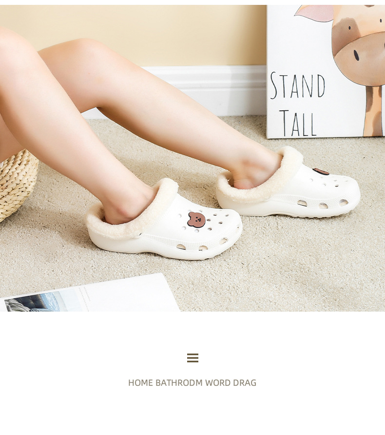 2021 New Style Drooping Home Slippers Women's Outdoor Indoor Bathroom Non-Slip Soft Soled Cotton Slipper Winter Home Men 2021 New Style Drooping Home Slippers Women's Outdoor Indoor Bathroom Non-Slip Soft Soled Cotton Slipper Winter Home Men