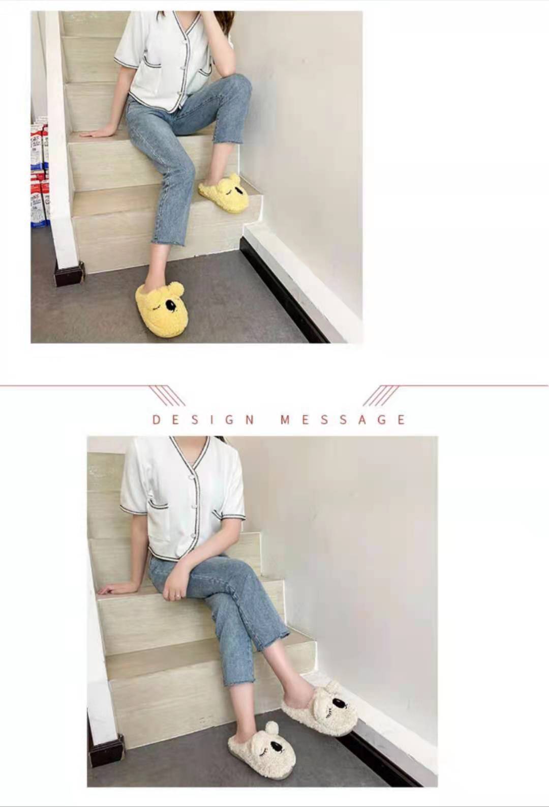 Cute Cartoon Ankle Boot Women's Outer Wear 2021autumn and Winter New Closed Toe Cotton Slippers Women's Soft Bottom Home Fur Slipper Cute Cartoon Ankle Boot Women's Outer Wear 2021autumn and Winter New Closed Toe Cotton Slippers Women's Soft Bottom Home Fur Slipper