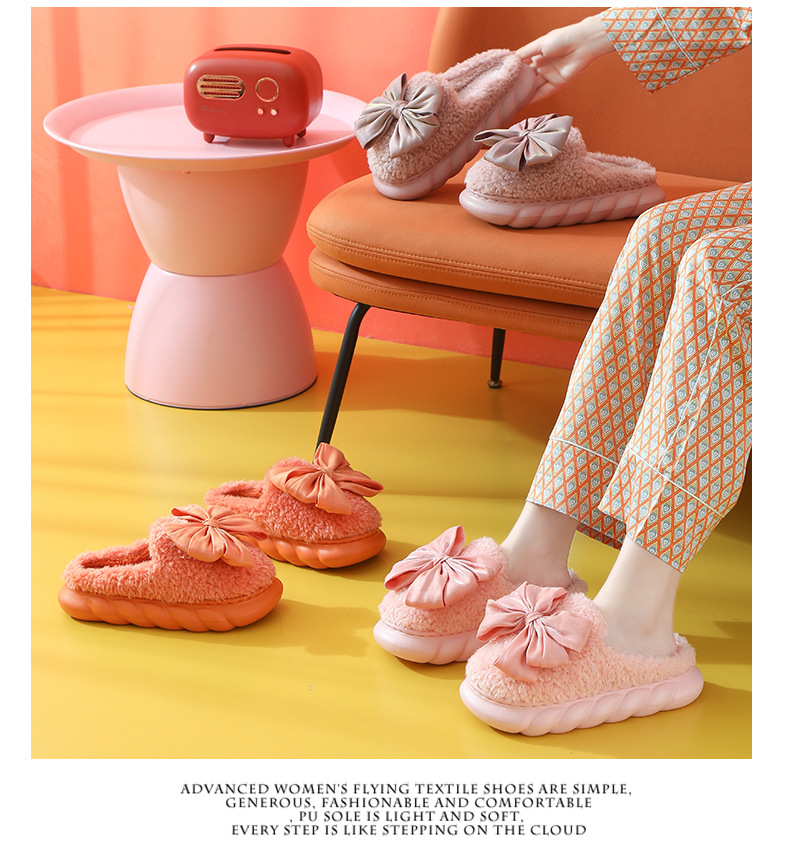 Thick Bottom Home Cotton Slippers Thick Bottom Indoor Warm Cotton Slippers Fashion Fur Slipper Confinement Shoes Ladies Thick Bottom Home Cotton Slippers Thick Bottom Indoor Warm Cotton Slippers Fashion Fur Slipper Confinement Shoes Ladies