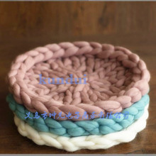 Amazon Nordic Coarse Yarn Hand Woven Blanket Blanket Knitted Blanket Wool Blanket Sofa Blanket Thick Thread Blanket