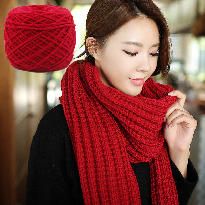 Multi-Strand Cotton Thread Special Clearance Scarf Hat Sub-Thread Knitting Needle Thread Cotton Korea Cotton Baby Wool Coarse Yarn Special Wholesale