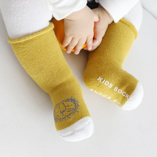 New Style for Autumn and Winter Brushed and Thick Baby Socks Cartoon Boots N Baby Socks 0135 Years Old Children's Socks