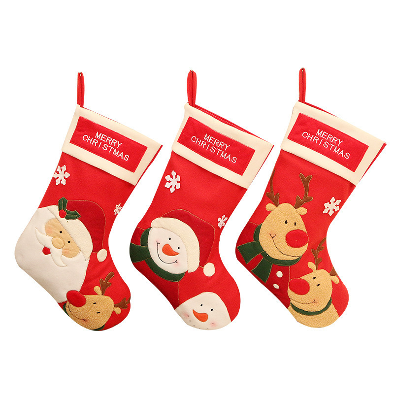 Christmas Gift Pendant Children&#039;s Candy Bag Gift Bag Large Christmas Stocking Gift Bag Elderly Socks Decorative Socks
