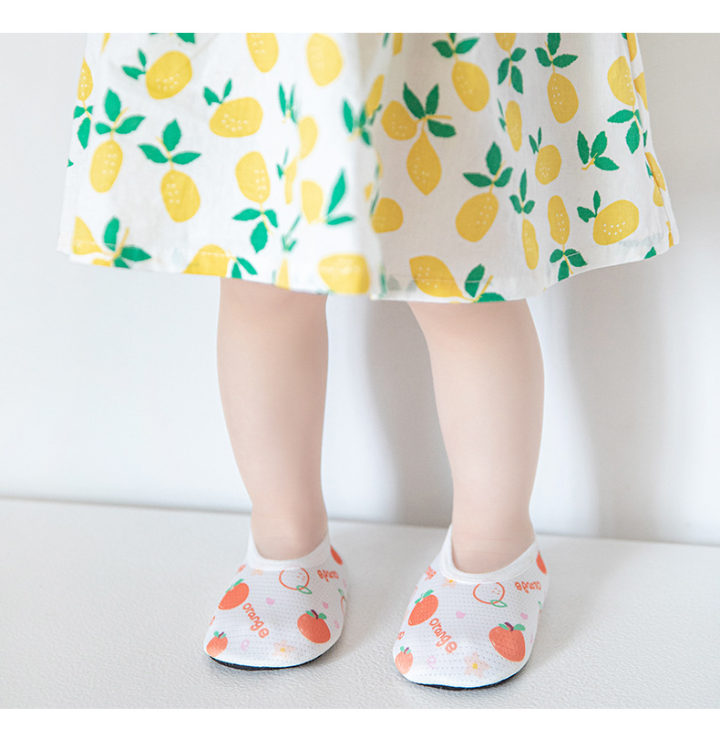2022 Spring and Summer New Baby Floor Shoes Children's Non-Slip Soft Bottom Toddler Shoes Indoor Baby Shoes and Socks Early Education Foot Sock