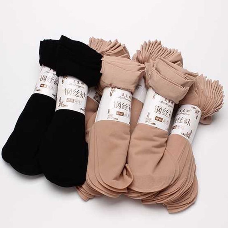Women&#039;s Stockings Invisible Socks Women&#039;s SpringSummer Autumn Breathable MidCalf Steel Wire Stocking Men&#039;s Thin Socks