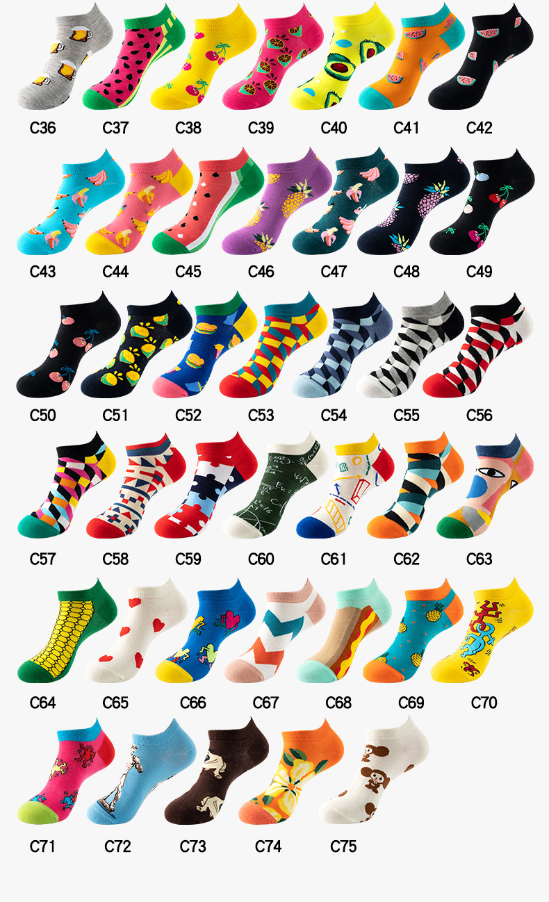 Trendy Socks Ankle Socks Men's Socks Women's Spring and Summer Low Cut Thin Socks Oil Painting Avocado Trendy Socks in S Trendy Socks Ankle Socks Men's Socks Women's Spring and Summer Low Cut Thin Socks Oil Painting Avocado Trendy Socks in S