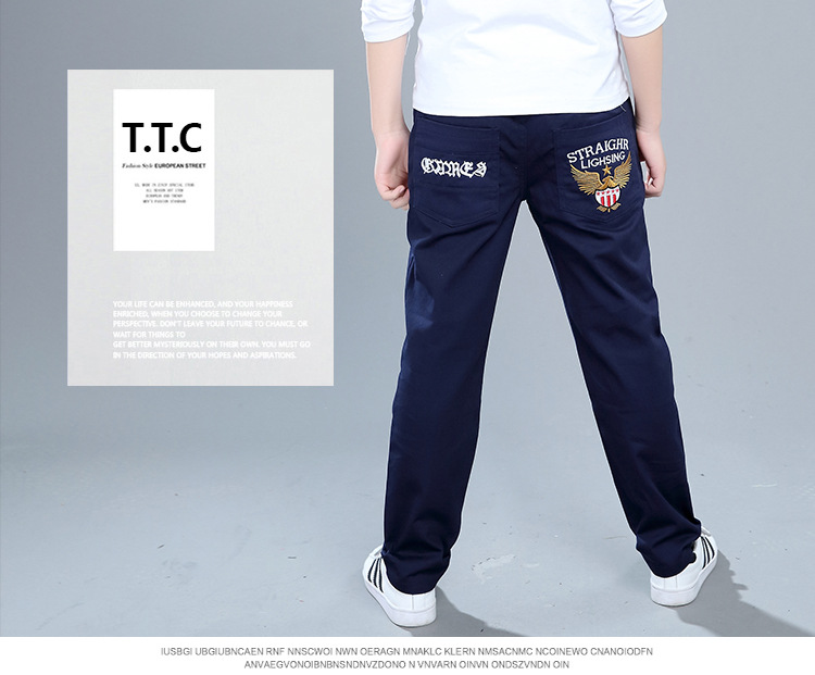 Clothing Pants Children's Cotton Fall Casual Pants Pants Children and Teens Trousers Thin Spring and Autumn Fashion Clothing Pants Children's Cotton Fall Casual Pants Pants Children and Teens Trousers Thin Spring and Autumn Fashion