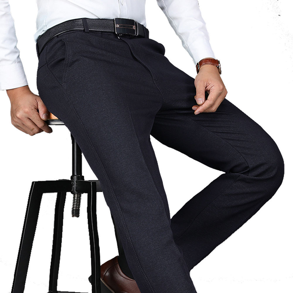 Middle-Aged And Elderly Men &#039;S Pants Summer Trousers Thin Casual Pants High Waist Middle-Aged Loose Men &#039;S Suit Pants Dad Pants