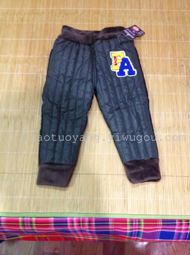 Children warm four-layer warm pants kids trousers pants thermal pants Children warm four-layer warm pants kids trousers pants thermal pants