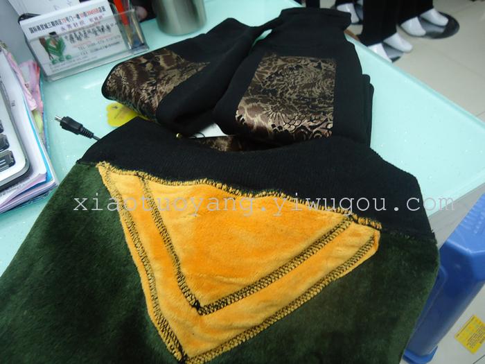 High-grade leather ironing warm pants slim waist waist PU Korean women seamless pants High-grade leather ironing warm pants slim waist waist PU Korean women seamless pants