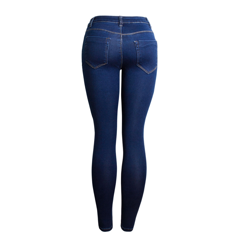 European and American Women's New Waisted Slim - Fit Pants Pencil Pants Pearl Ladies Cowboy Pants Foreign Trade 307 European and American Women's New Waisted Slim - Fit Pants Pencil Pants Pearl Ladies Cowboy Pants Foreign Trade 307