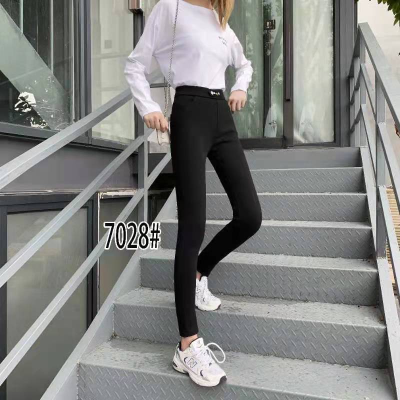 2021 Spring and Autumn New Women&#039;s Pants Black Leggings Women&#039;s Outer Wear Slim Stretch Tappered Pencil Pants plus Size Women&#039;s Trousers