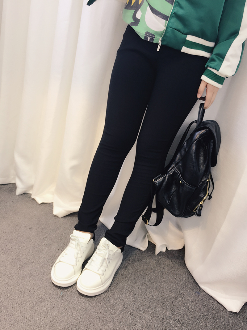 New in Spring and Autumn plus Size Women&#039;s Clothing Ripped Pencil Pants 300 Jin Fat People Elastic Slim Fit Slimming Ninth Pants 216