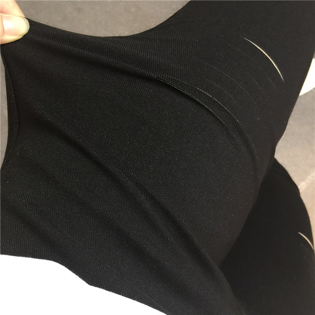 New in Spring and Autumn plus Size Women's Clothing Ripped Pencil Pants 300 Jin Fat People Elastic Slim Fit Slimming Ninth Pants 216 New in Spring and Autumn plus Size Women's Clothing Ripped Pencil Pants 300 Jin Fat People Elastic Slim Fit Slimming Ninth Pants 216