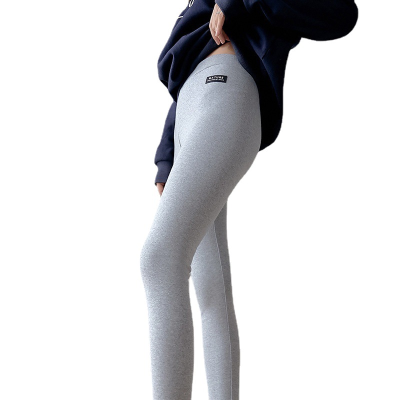 Autumn and Winter Extra Long Underwear Leggings Women&#039;s Outer Wear 175 Tall Fleece-Lined Skinny Slimming Yoga Ninth Pants One Piece Dropshipping