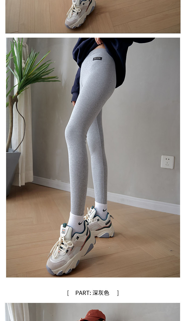 Autumn and Winter Extra Long Underwear Leggings Women's Outer Wear 175 Tall Fleece-Lined Skinny Slimming Yoga Ninth Pants One Piece Dropshipping
