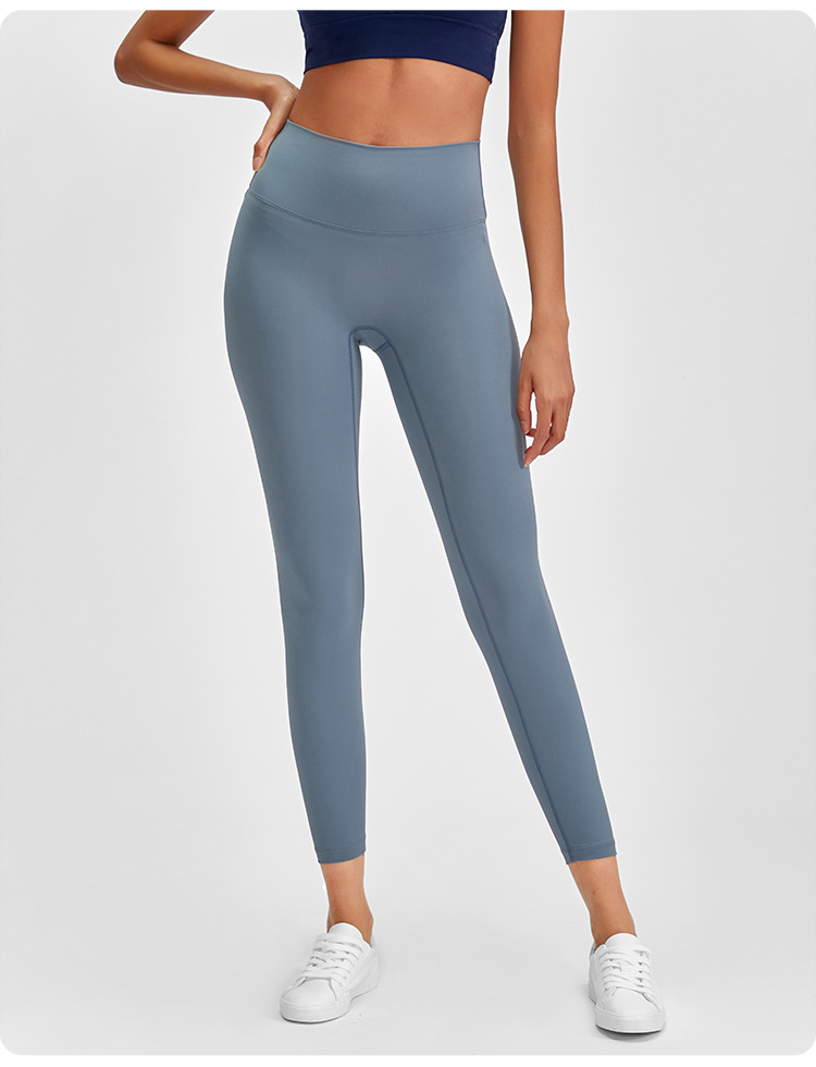2020 Autumn New Product Nude Feel Yoga Pants Women's No Embarrassment Line High Waist Hip Lift Stretch Fitness Sports Ninth Pants 2020 Autumn New Product Nude Feel Yoga Pants Women's No Embarrassment Line High Waist Hip Lift Stretch Fitness Sports Ninth Pants