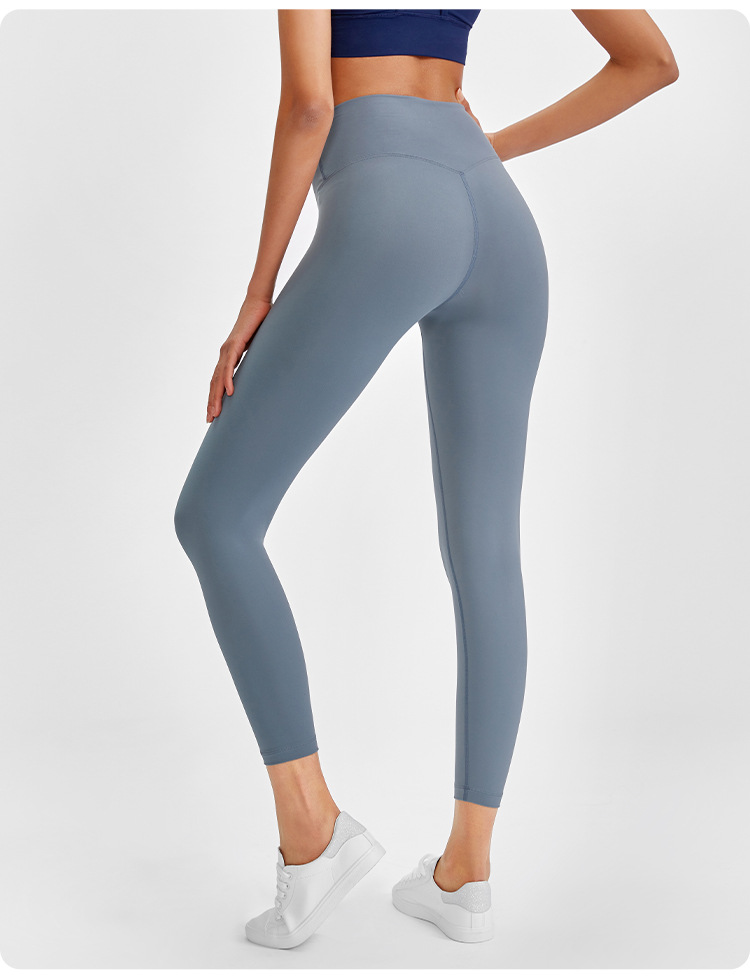 2020 Autumn New Product Nude Feel Yoga Pants Women's No Embarrassment Line High Waist Hip Lift Stretch Fitness Sports Ninth Pants 2020 Autumn New Product Nude Feel Yoga Pants Women's No Embarrassment Line High Waist Hip Lift Stretch Fitness Sports Ninth Pants