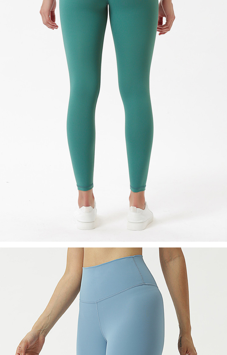 Lulu Same Style Amazon Women's Yoga Clothes Brushed Inner Pocket Nude Feel High Waist Hip Lift Peach Yoga Ninth Pants Lulu Same Style Amazon Women's Yoga Clothes Brushed Inner Pocket Nude Feel High Waist Hip Lift Peach Yoga Ninth Pants