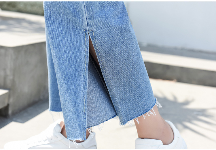 High waist wide leg jeans new style baggy slim cropped trousers with flared horns and wide legs High waist wide leg jeans new style baggy slim cropped trousers with flared horns and wide legs