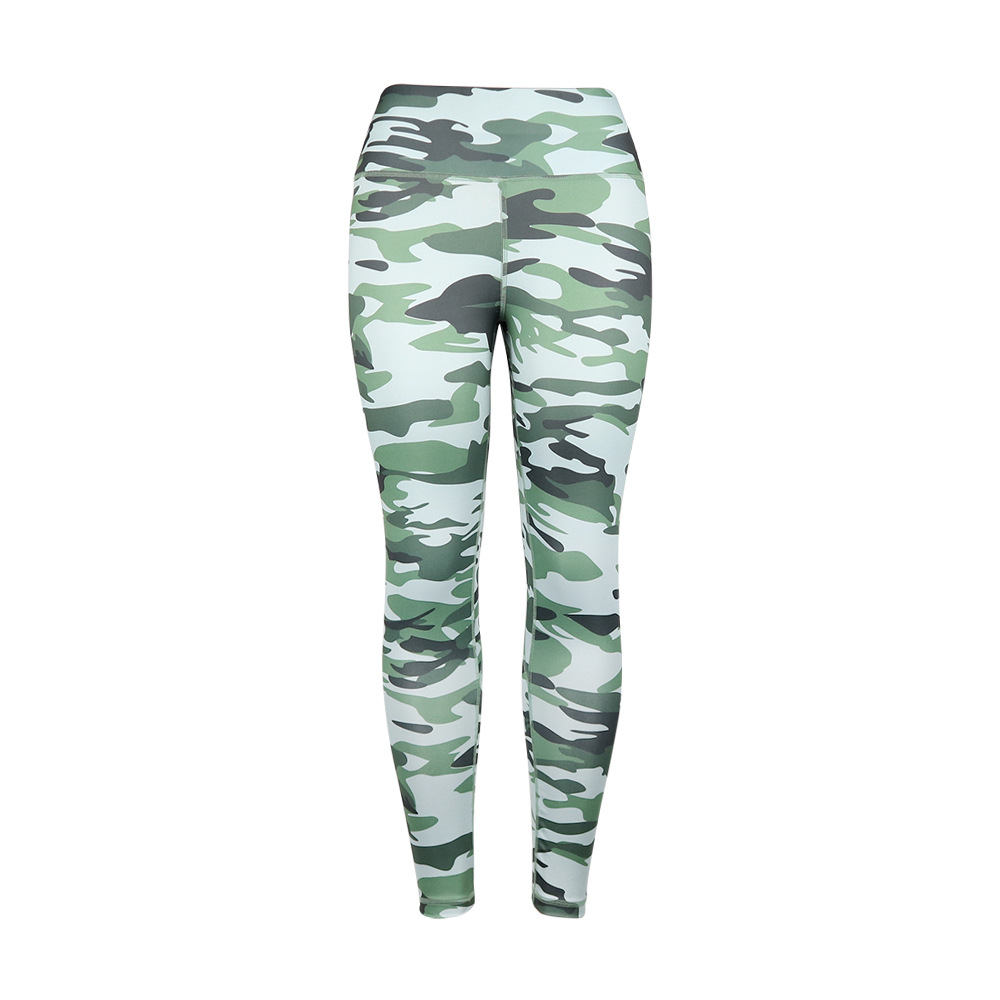AliExpress Camouflage Wrinkle Hip Lifting Fitness Casual Yoga Pants Sports Leggings Cropped Trousers