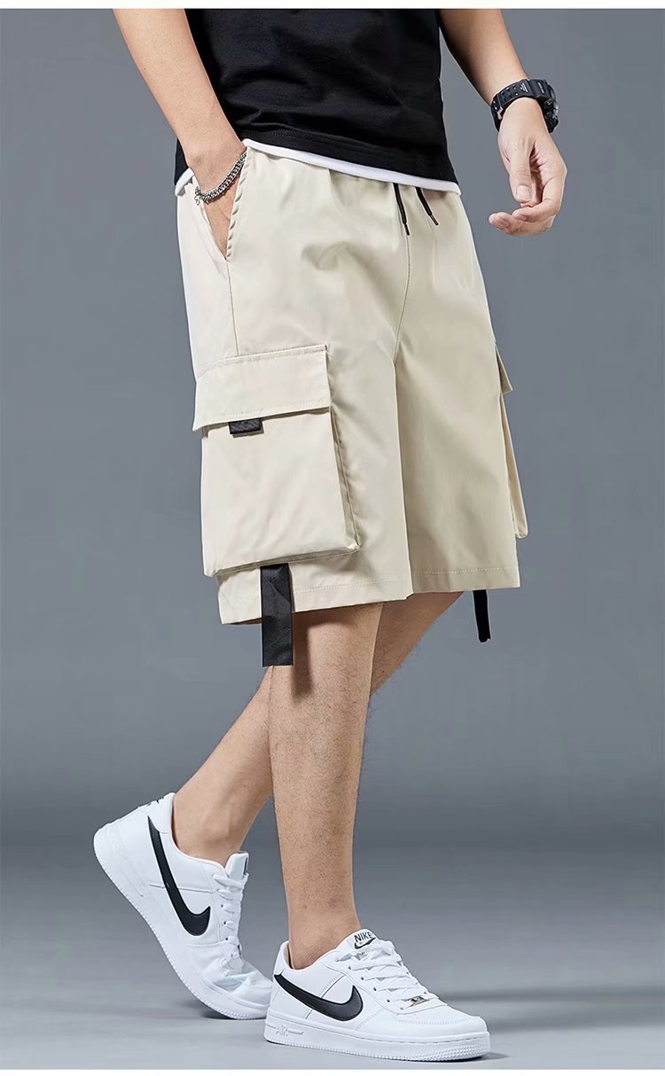 2022 Cross-Border Large Size Shorts Men's Summer Loose Five-Point Outer Wear Cropped Trousers Leisure Cargo Sports Pants Men 2022 Cross-Border Large Size Shorts Men's Summer Loose Five-Point Outer Wear Cropped Trousers Leisure Cargo Sports Pants Men